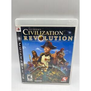 Sid Meier's Civilization Revolution (Sony PlayStation 3, 2008) PS3 Complete CIB